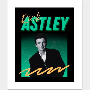 Rick astley***original retro Posters and Art